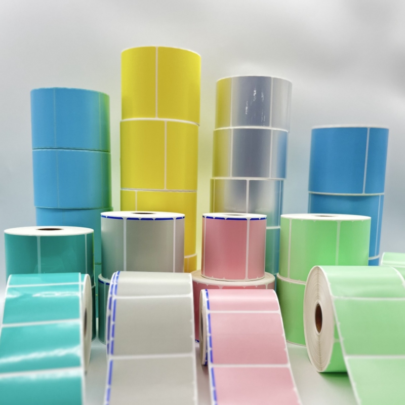 Colorful Direct Thermal Labels Roll