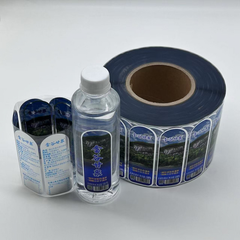 Double sided Mineral Water bottle labels