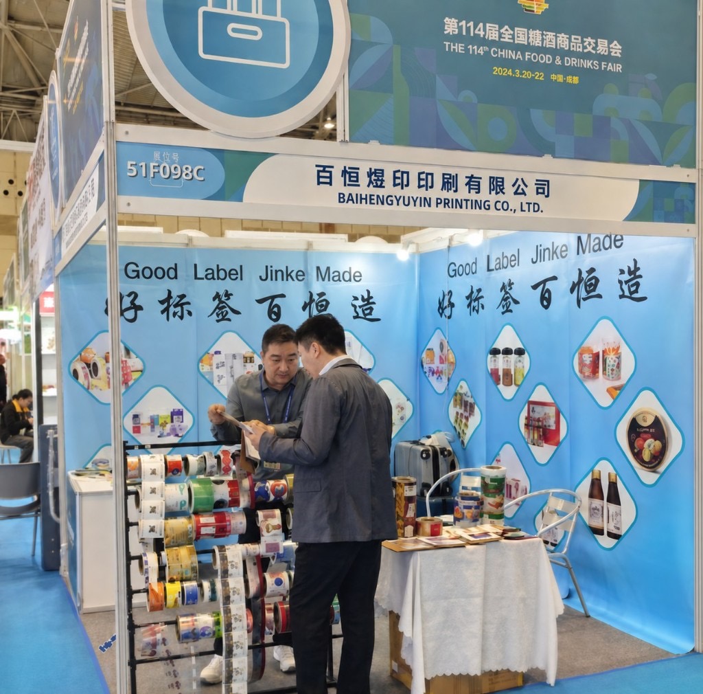 Baiheng Yuyin booth at Chengdu Food & Drinks Fair